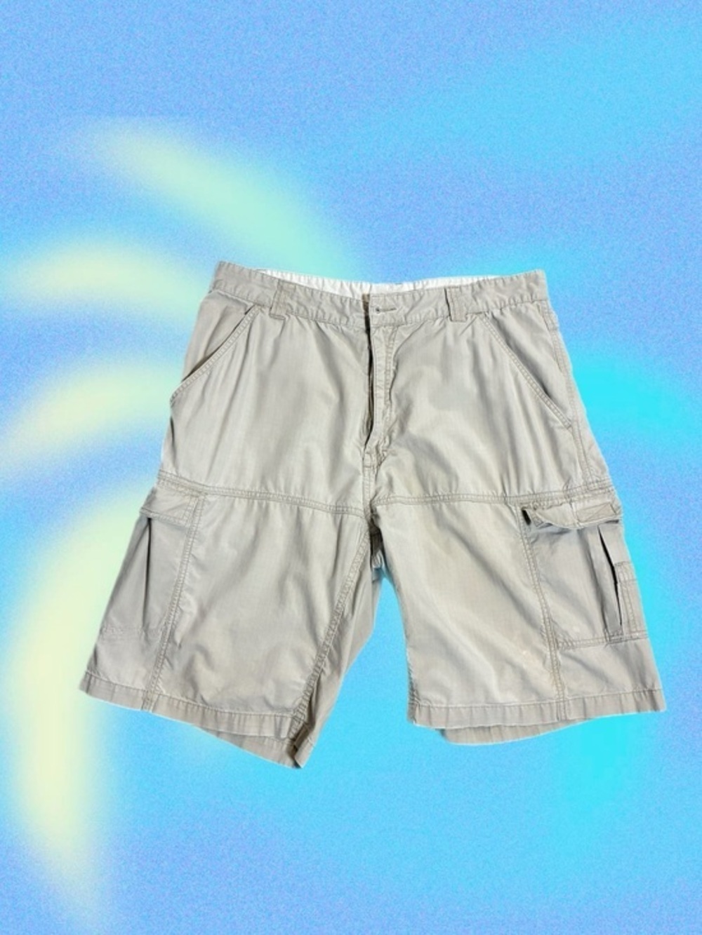 Y2K 2000s OP Cargo Khaki Mens Shorts